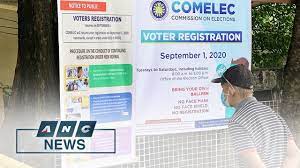 The comelec voter registration schedule has resumed today, january 20 and will end on september 30, 2021. Online Appointment Required For Voter Registration In Manila Anc Youtube