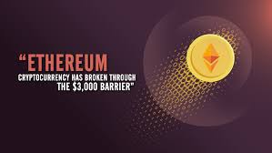 And if you are ready to ride this roller coaster, then do. The Ethereum Cryptocurrency Has Broken Through The 3 000 Barrier Setting A New High Buyucoin Blog