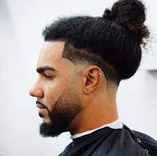 8 Awesome Man Bun Fade Curly Hair In 2021 Curly Hair Styles Man Bun Hairstyles Long Hair Styles Men
