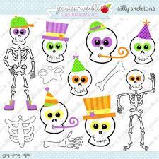 Maybe you would like to learn more about one of these? Silly Skeletons Cute Digital Clipart Halloween Clip Art By Jw Illustrations