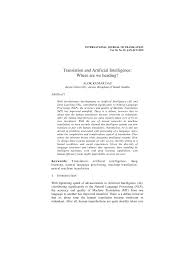 See more of translate assignment dari bm ke bi. Pdf Translation And Artificial Intelligence Where Are We Heading