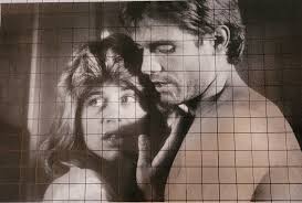 Drawing a face with charcoal and graphite