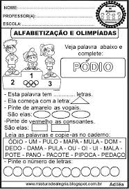 Sede dos jogos olímpicos e paraolímpicos de 2016,. Jogos Olimpicos 2021 Atividades Educativas De Alfabetizacao Mistura De Alegria