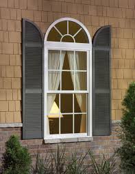 Arched windows always add an elegant touch to your homes décor that can be appreciated for providing great views from inside and curb appeal from outside. Shutters Tague Lumber