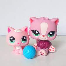 Littlest Pet Shop Rare Pink Kitten 2575 Persian Cat 2138 Cutest Collector Lps Hasbro Lps Toys Lps Pets Little Pets