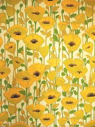 60 S Wallpaper Inspiration For A Fresh Color Scheme Vintage Boho Yellow Floral Pattern 60s Wallpaper Floral Wallpaper Pattern Wallpaper