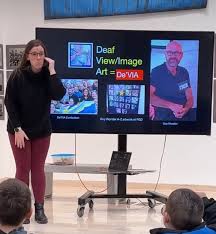 Rest In Peace Iris Aranda. Iris was a talented deaf artist from Chicago.  But she was originally from Panama.