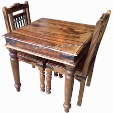 Search for a product or brand. Jali 80cm Dining Table 4 Chairs Rustic Sheesham Furniture Supplies Uk
