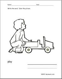 Action verbs coloring pages elegant fresh action verb coloring sheet best actions words ideas and images on bing find what you ll love related posts. Coloring Page Write And Color Action Verb Play Esl Abcteach