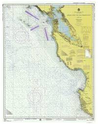 Point Sur To San Francisco 1975 Nautical Map California Berkeley Pt Reyes Half Moon Bay Santa Cruz Monterey Pc Big Area 5402 Reprint