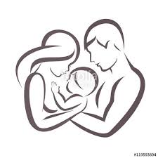 Image Result For Mother Father And Child Drawing Silhouette Stencil Happy Family Stylized