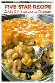 Baked Macaroni Cheese Five Star Recipe Sweet Little Bluebird