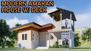 In addition to simple, new minimalist 2nd floor house designs also create the impression of an elegant, luxurious and modern. Low Budget House 2 Storey Modern Amakan House Design With Balcony 60 Sqm Youtube