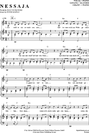Nessaja Klavier Gesang Pdf Noten Klick Auf Die Trio Noten Um Reinzuhoren Noten Zum Download Fur Verschie Noten Klavier Gitarre Noten Klaviernoten