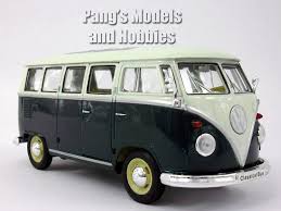Volkswagen Vw T1 Bus 1963 1 24 Diecast Metal Model By Welly Volkswagen Brasilia