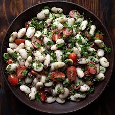 Giant White Bean Lima Bean Salad Recipe Recipe Bean Salad Recipes Bean Salad Bean Recipes