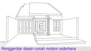 Jika rumah minimalis di atas kebanyakan permanen atau semi permanen dan juga terletak umumnya di komplek perumahan, maka gambar rumah sederhana di desa di atas hanya sebagai tambahan ide bagi kamu yang kehabisan ide untuk membangun rumah. Cara Menggambar Rumah Desain Sederhana Modern Minimalis Youtube