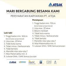 Lulusan sma smk d3 s1 semua jurusan lowongan bank bumn cpns terlengkap dan terupdate dari sumber yang terpercaya. Lowongan Kerja Pt Bandung Lowongan Kerja