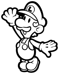 Paper Luigi Mario Coloring Pages Super Mario Coloring Pages Mario And Luigi