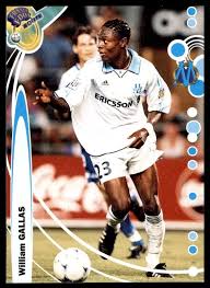 Kante played a starring role in chelsea's champions league. William Gallas Olympic Marseille France Foot 2000 Sticker 88