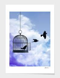 Freedom Art Print By Ilaamen Pelshaw Numbered Edition From 24 9 Curioos Freedom Art Freedom Artwork Art Painting