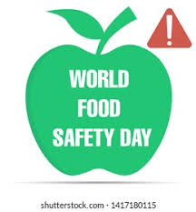 The second world food safety day (wfsd) will be celebrated on 7 june 2020 to draw attention and inspire action to help prevent, detect and manage foodborne risks, contributing to food security, human health, economic prosperity, agriculture, market access, tourism and sustainable development. World Food Safety Day Vector 7 Stock Vector Royalty Free 1417180115