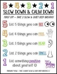 54321 Grounding Technique Coping Skill Classroom Poster Student Reference In 2020 Coping Skills Activities Social Emotional Learning Coping Skills