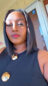 Middle Part Wit Bangs Bob Hairstyles Black Girl