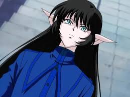 Portrait of glamorous androgynal young woman with dark wet hair combed back and smoky eyes make up posing indoors, dressed in oversize white silk. Deep Blue Tokyo Mew Mew Wiki Fandom