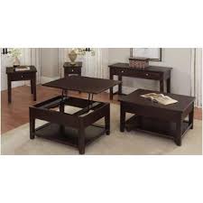 Finished in a deep merlot, it offers a gorgeous, bold look. 140 020 Vaughan Bassett Furniture Aaron Merlot Cocktail Table