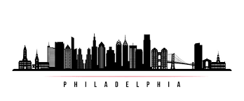 Find the perfect city skyline silhouette philadelphia stock photos and editorial news pictures from getty images. Philadelphia City Skyline Horizontal Banner Black And White Silhouette Of Philadelphia City Netherlands Vector Template For Your Design Stock Vektorgrafik Adobe Stock