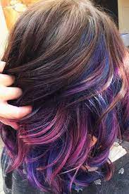 50 Fabulous Rainbow Hair Color Ideas Lovehairstyles Com Hair Styles Hair Color Purple Brunette Hair Color