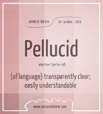 Pellucid Interesting English Words Uncommon Words Weird Words