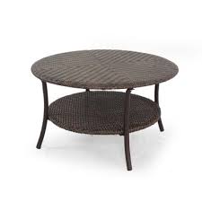 This outdoor coffee table is as pretty as it is practical: Round Bohemian Outdoor Coffee Tables Patio Tables The Home Depot