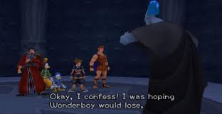 After the cup, phil puts up the trophy in the lobby. Part 2 Olympus Coliseum Kingdom Hearts 2 Wiki Guide Ign