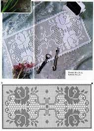 Semali Sehpa Ortusu Dantel Modelleri Filet Crochet Tig Isi Sablonu Tig Isi Modelleri
