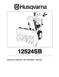 husqvarna 12524sb users manual manualzz com