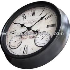 The clocks can display time only or time temperature. Large Outdoor Clocks Waterproof You Ll Love In 2021 Visualhunt