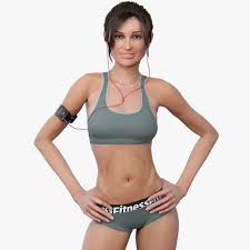 Pin By Top 3d Models On Keep It 100 Female Athletes Female Model