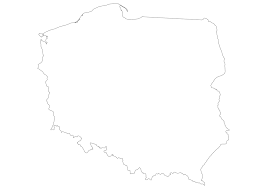 Scarica poland map outline with stars and lines abstract framework. Blank Map Of Poland Poland Outline Map