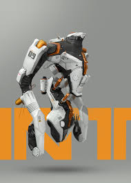 Artstation Code 9 Dude Daytoner Daniel Hahn Robot Concept Art Robots Concept Robot Design