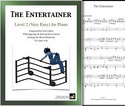 The Entertainer Level 2 Piano Sheet Music Piano Sheet Music Entertaining Piano Exercises