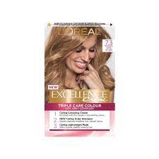 Excellence creme 3 natural darkest brown hair dye + 32 shades. L Oreal Excellence Creme Permanent Hair Dye 7 3 Natural Drak Golden Blonde