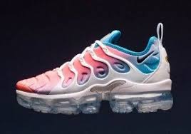Nike Air Vapormax Plus Pink White Blue Men S Running Shoes Nike Air Max Running Nike Air Max Nike Air