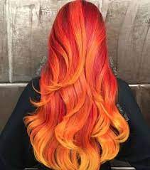 O Mesmo Vale Para Esse Incrivel Cabelo Cor De Fogo Cabelos Coloridos Cabello Color De Pelo E Coloracion De Cabello