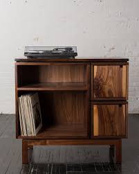 Beautiful Hardwood Record Console Vinyl Record Furniture Record Player Stand Turntable Furniture