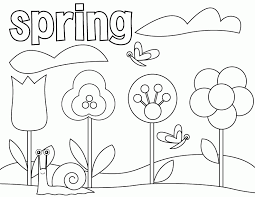 Add your name or write a birthday message in your favorite fonts, sizes, and colors. Preschool Spring Coloring Pages Coloring Home