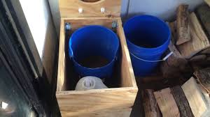 Toilet seat, and drain the urine into a small pit outside of your dwelling. Diy Cheap Composting Toilet Youtube