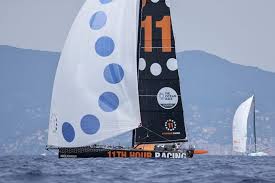 Roller furling genoa, jib, headsail, 45' luff. Genoa Coastal Race Win Secures 2nd Place At The Ocean Race Europe For 11th Hour Racing Team