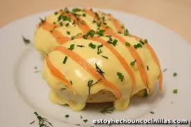 Recette De Pommes De Terre Au Four Au Saumon Et Sauce Hollandaise Pomme De Terre Au Four Recettes De Cuisine Recette Pomme